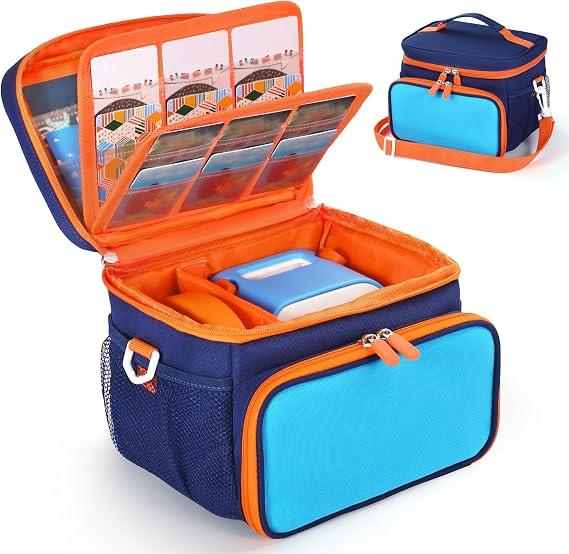 Carrying Case Fit for Yoto Player 3rd 4th Gen & Headphone,Holds 30 Cards