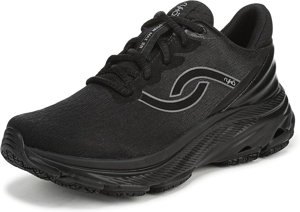 Rykä Women's Devotion Max SR Work Sneakers, Women's Work Shoes, Black/Black
