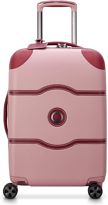 Delsey Paris Chatelet Hardside 2.0 Luggage with Spinner Wheels 20 inches, Brown