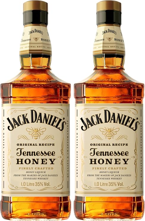 Jack Daniel's Tennessee Honey, 1L (Pack of 2)