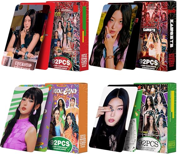 4 Pack/384 PCS Katsseye Photocards, Katsseye Lomo Cards