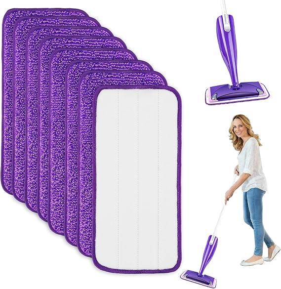 8 Pieces for Swiffer WetJet Mop Sprayer Refill 30x14cm Kit