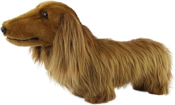 BH8512 HANSA Miniature Dachshund Long Hair Brown 62