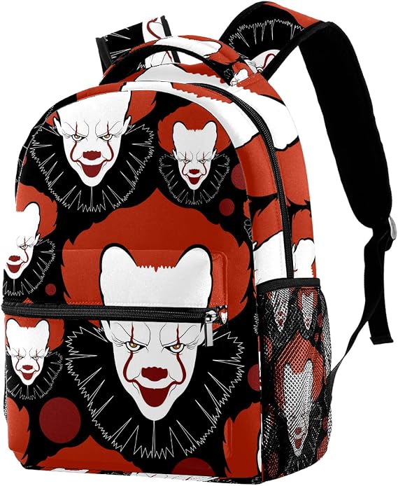 School Classic Backpack Lightweight Travel Rucksack Laptop Daypack for Women Teens men Skull Party