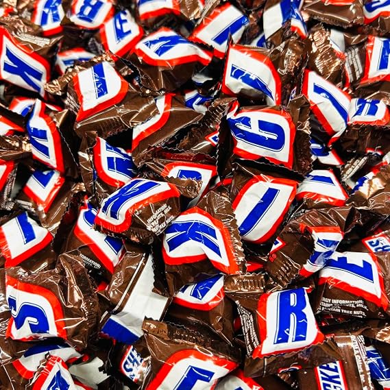 Large CapacitySnickers Mini Commercial Use 800g Approx. 80 pieces Individually Wrapped + Express Market Exclusive Materials