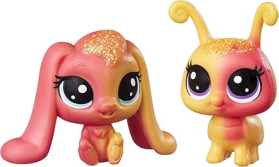 Littlest Pet Shop Apricotta Ambergleam & Sunset Glimmerbug
