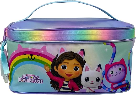 CyP Brands Gabby Toiletry Bag Case Pandy Paws Purple Official Product