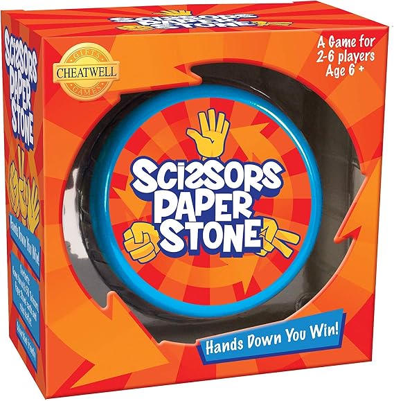 Cheatwell Games Scissors-Paper-Stone Card Game