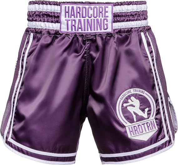 Hardcore Training Muay Thai Shorts Multiple Colours Kickboxing MMA Martial Arts Sparring Trunks Cage Fight