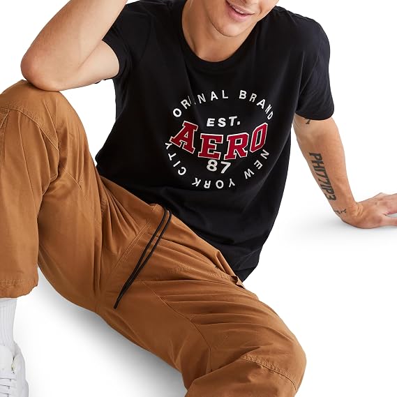 Aeropostale Men's Aero NYC Circle
