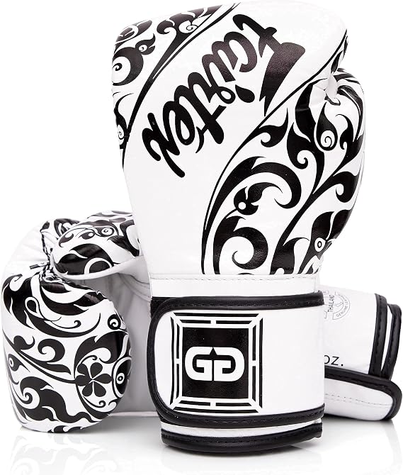 Fairtex GLORY Antrenman Eldiveni - Birinci Sınıf Deri MMA ve Boks Eldiveni |Tayland'da El Yapımı - Darbe Emici Köpük Dolgu | Velcro Kapatma | Kickboks, İsabet ve Yarışma için İdeal