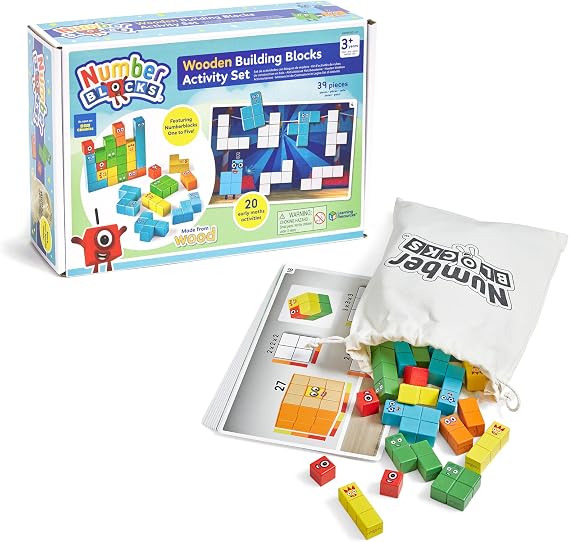 Learning Resources Numberblocks Wooden Building Blocks Set Ages 3+