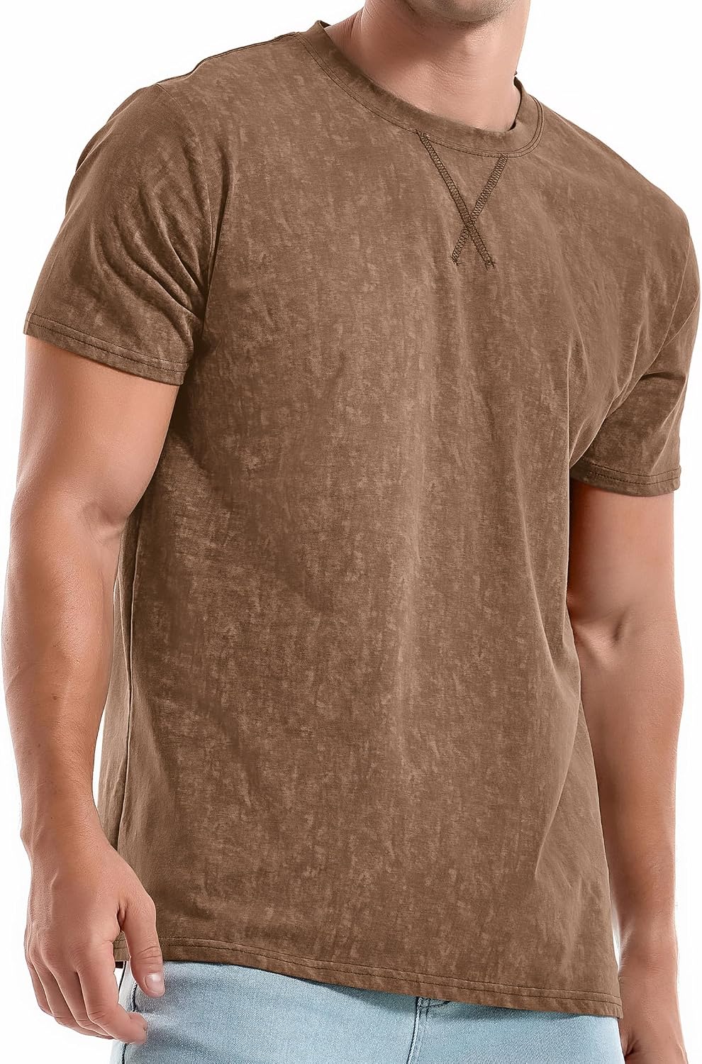 RONOMO Mens Basic V-Neck T-Shirt