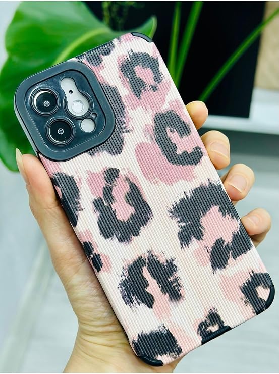 Go Aksesuar Iphone 12 ve 12 Pro ile Uyumlu Kaplama Tasarımlı Yumuşak Silikon Kamera Korumalı Kılıf
