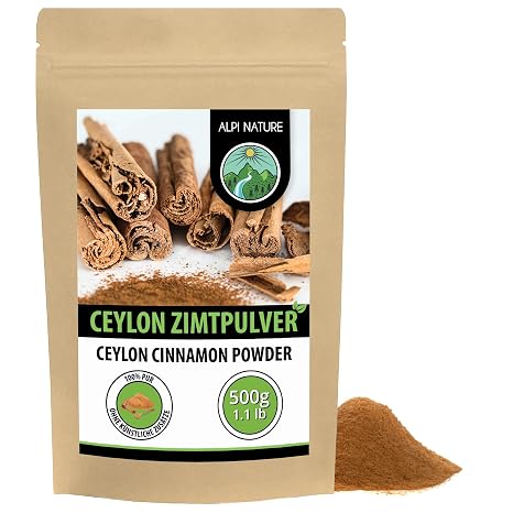 Alpi Nature Ceylon Zimt gemahlen 500g Zimtpulver