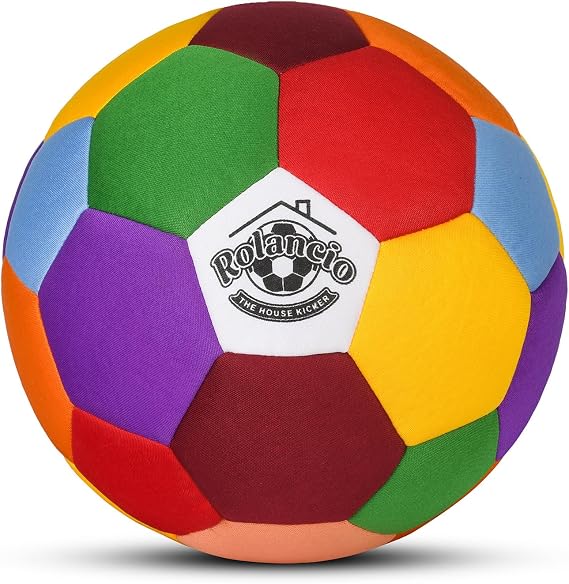 House Kicker Indoor Football Size 4 Soft & Safe Youth Football for Home and Yards - Silent Dribbling, Training