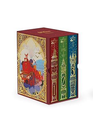 Harry Potter 1-3 Box Set: MinaLima Edition (Harry Potter, 1)