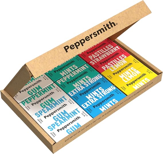 Peppersmith Ultimate Taster Pack - Peppermint Mints, Gum and Pastilles