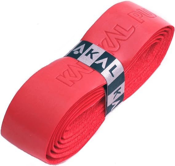 Karakal - PU Super Grip - Self-Adhesive Grip Tape for Badminton, Squash, Tennis, Hockey Stick or Ice Hockey Stick – Pack of 5 or 24 – Assorted Colours, red, 3 Grips