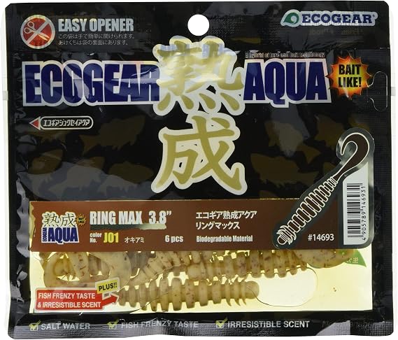 Ecogear Worm Aged Aqua Ring Max