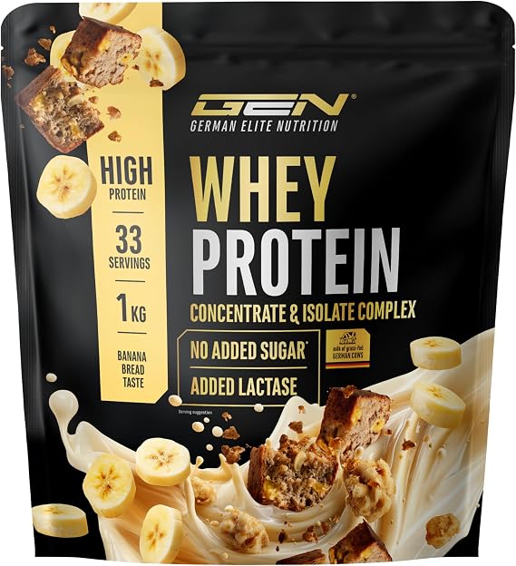 GEN GERMAN ELITE NUTRITION Whey Protein – Powder 1000g – Whey Isolate
