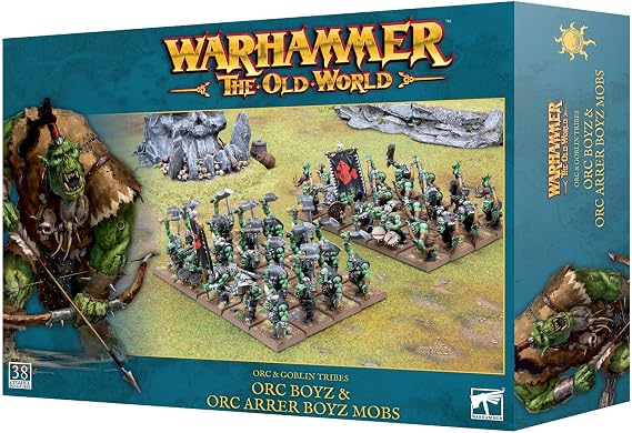 Warhammer Old World - ORC Boyz & ORC ARRER Boyz Mob, 44-06