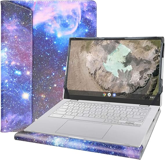 Koruyucu Kapak Kılıfı 14" ASUS Chromebook C425/Chromebook Flip C433TA & Lenovo Yoga Slim 7 14IIL05/Ideapad Slim 7 14IIL05 & Dell Latitude 7410 7420/Latitude 2'si 1 arada 7410 7420, Galaxy