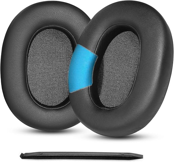 Ear Pads Replacement Ear Cushions Compatible with Sony ULT WEAR/ULT WEAR 900N Noise Cancelling Bluetooth Headphones Earpads Headband Cover Parts (Black)