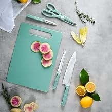 Karaca Sharp 3 in 1 5 Parça Kesme Tahtalı Bıçak Seti Mint