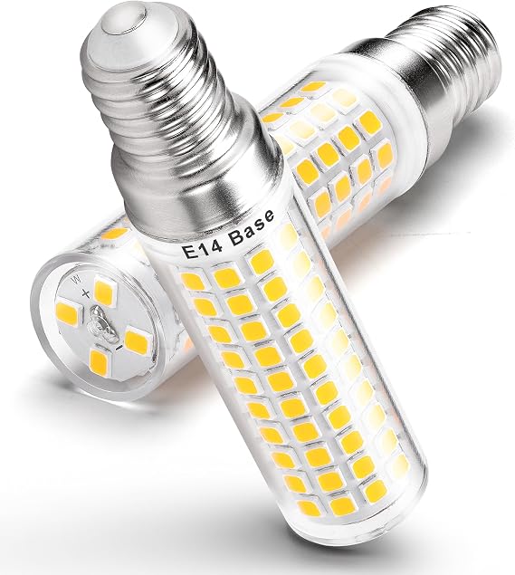 E14 LED Light Bulb 2700K Warm White, 60W Equivalent, SES LED Candle Bulbs [Energy Class E]