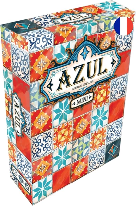 Asmodee Plan B Games Azul Mini - Board Games - Board Games - Strategy Games - Travel Games for 8 Years+ 2 to 4 Players - French Version