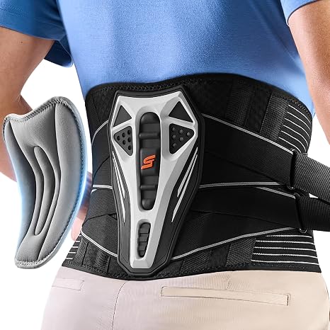 SueStar Back Support Belt with 3D Support Cushion Back Support