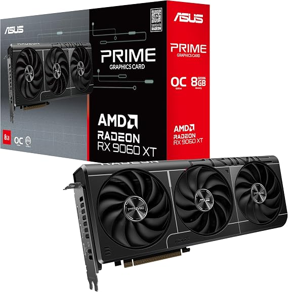 ASUS PRIME Radeon RX 9060 XT 8GB GDDR6 OC Edition Ekran Kartı