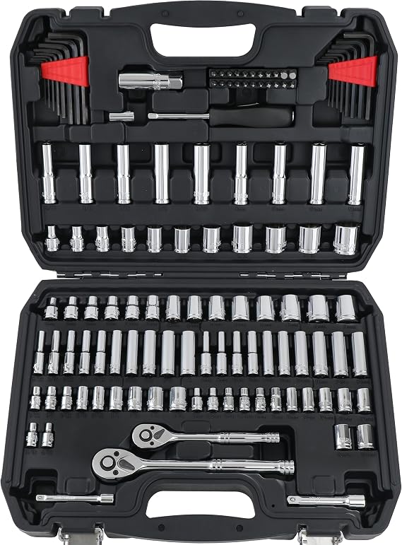 Amazon Basics Socket Set (123 Pieces)