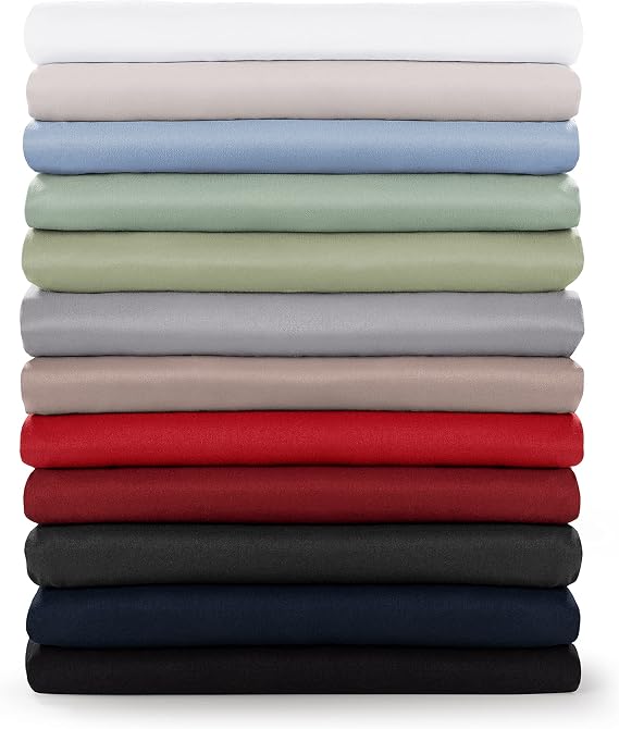 Blumtal Top Sheet – Extra Soft Microfibre Top Sheet, Wrinkle-Free, for 150 cm Bed, White