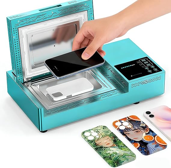Phone Case Heat Press Machine for iPhone/Android,3D Subli mation Vacuum Heat Press Machine for Sublimation Blanks Phone Cases, Airpods,Headphone,DIY Customize Phone Case Printer Machine