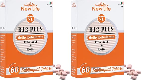 NewLife B12 PLUS Methylcobalamin Folik Asit Biotin (2 paketi)