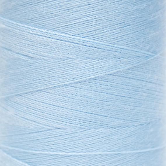 Moon Thread Lt Blue Spun Polyester Sewing Thread - 1000M