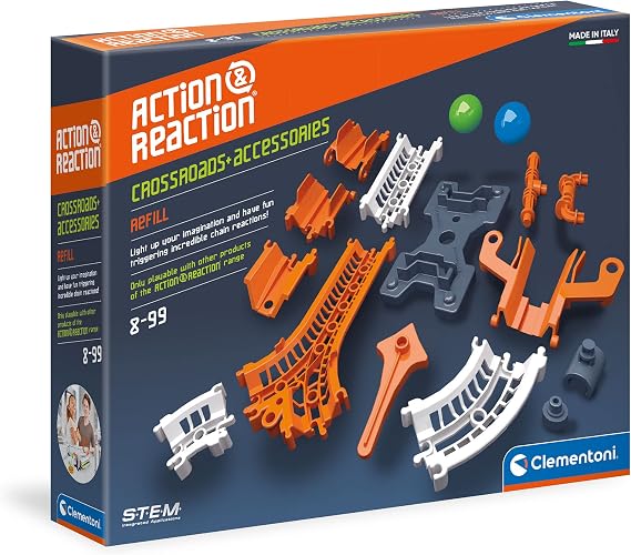 Clementoni Action & Reaction - Kavşaklar ve Aksesuarlar Renkli 6+
