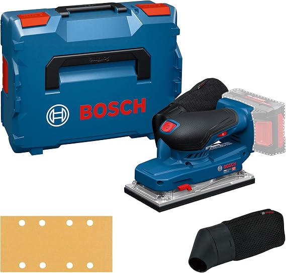 Bosch PRO 18V System Cordless Orbital Sander GSS18V-18 (incl. dust Bag, Hole Punch, L-BOXX 162)