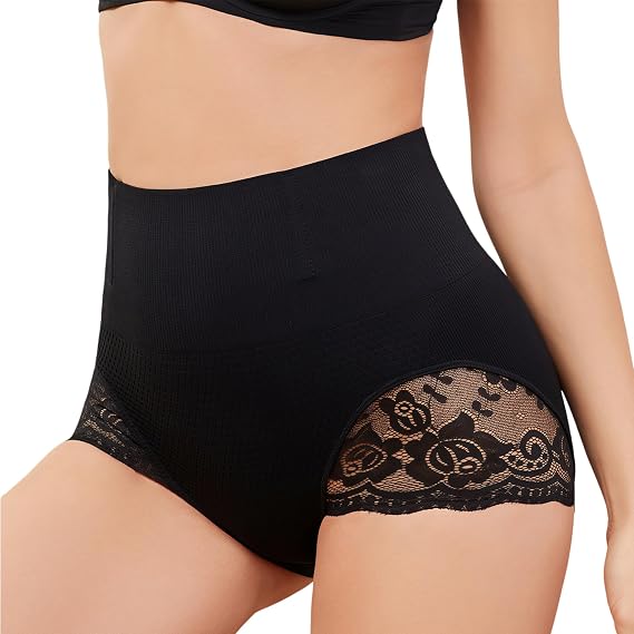 Tummy Control Knickers Shapewear for Women Tummy Control Body Shaper Lace Butt Lifter Pants Slimming Shaping Underwear