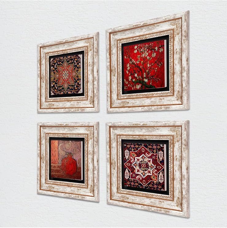 Pinecone Stone Nar, Desen, Badem Ağacı Taş Duvar Tablosu - Çerçeveli Taş Tablo - Dekoratif Duvar Sanatı - Modern Ev ve Ofis Duvar Dekoru T4-1356
