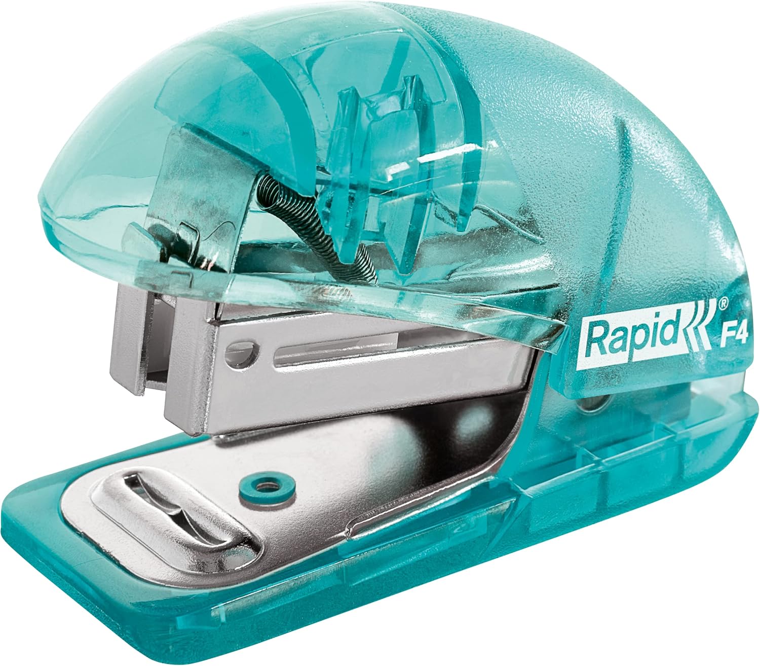 Rapid F4 Colour'Ice Mini Stapler, 10 Sheet Capacity, Includes 1000 x Staples, Green, 5001327