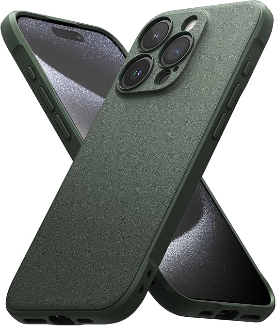 Ringke Case for iPhone 15 Pro, Onyx (Dark Green)