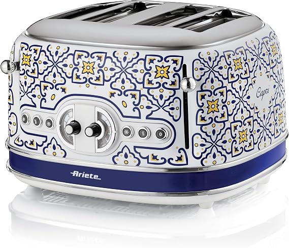 Ariete Capri Retro Italian Style 4 Slice Toaster