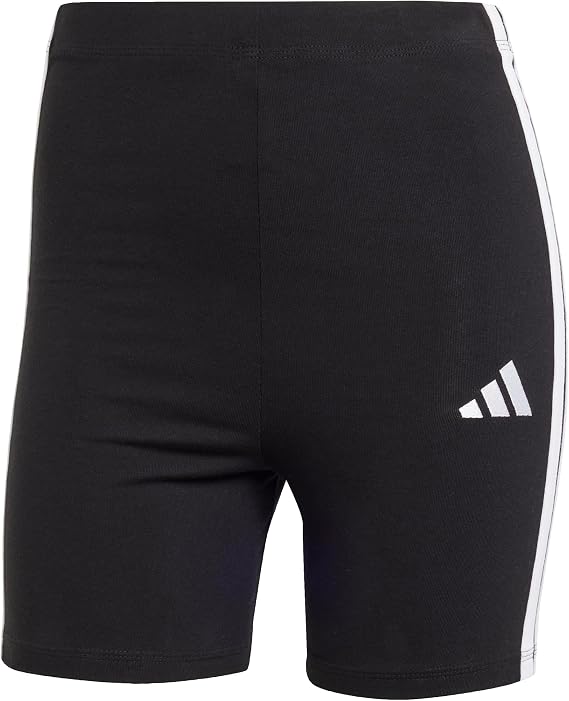 adidas Women's Essentials High Waisted Biker 3 Band Short Tights