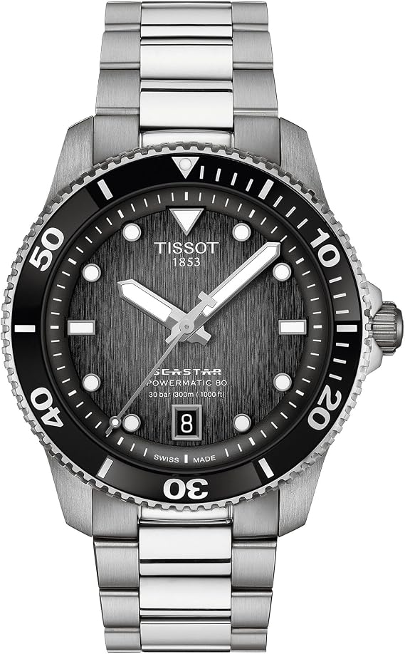 Tissot Men's Analogue Automatic Watch Seastar 1000 Swiss Made