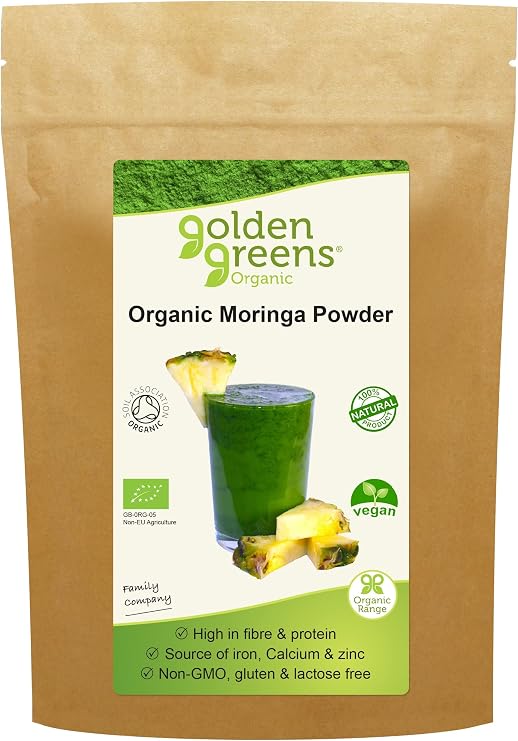 Golden Greens Organic Organic Moringa Powder 200g (Pack of 1)