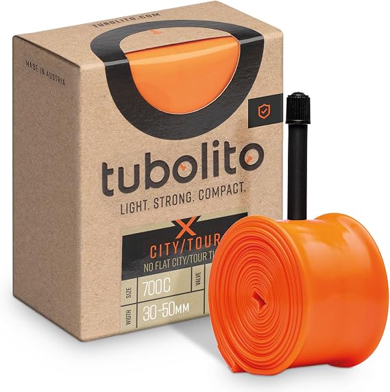 Tubolito X-Tubo city/trekking 700 x 30-50mm, 42mm Schrader valve, Orange
