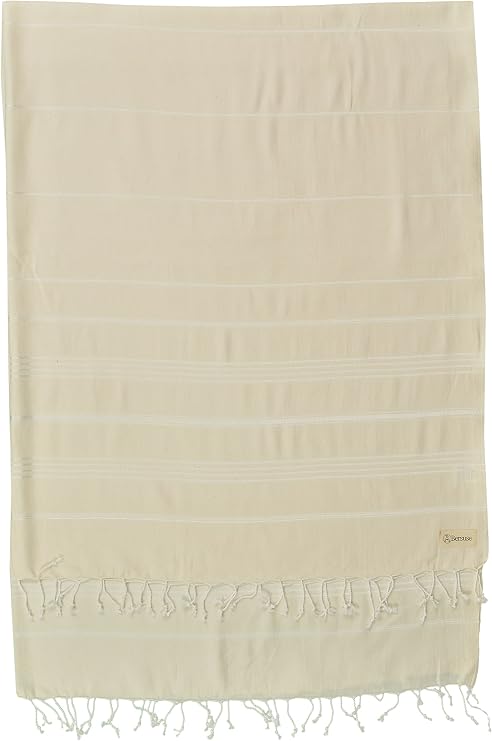 Bersuse 100% Cotton - Anatolia XXL Blanket Turkish Towel - Natural